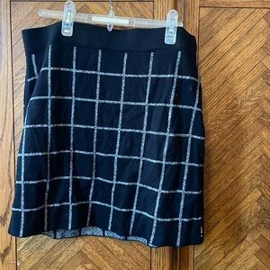 Fully reversible smartwool check skirt